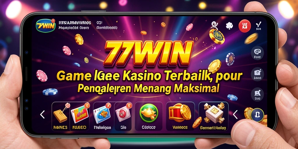 Screenshot utama menunjukkan gameplay seru dan interaktif kasino.