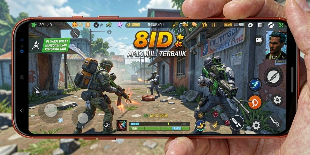 Tampilan antarmuka aplikasi 8ID yang intuitif dan fungsional.