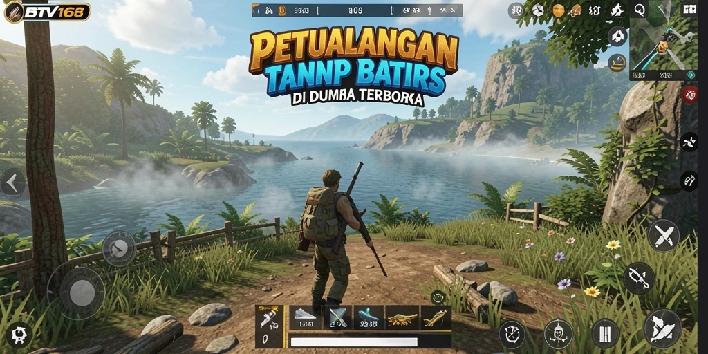 Tampilan menakjubkan dari dunia terbuka BTV168 yang imersif.
