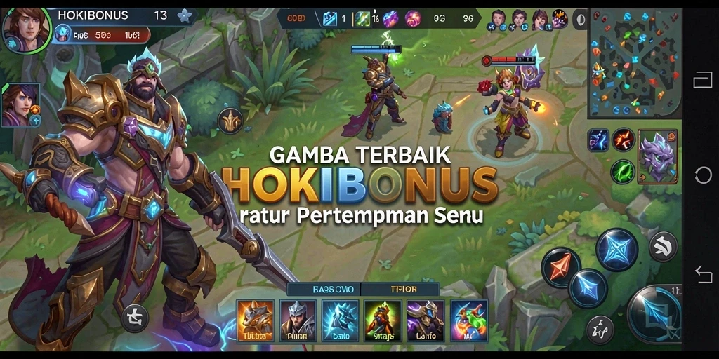 Gameplay seru HOKIBONUS dengan karakter beragam dan strategi team.
