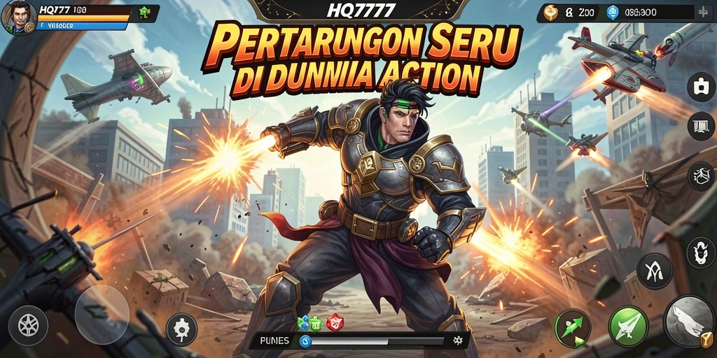 Gameplay aktif HQ777 yang seru dan menegangkan.