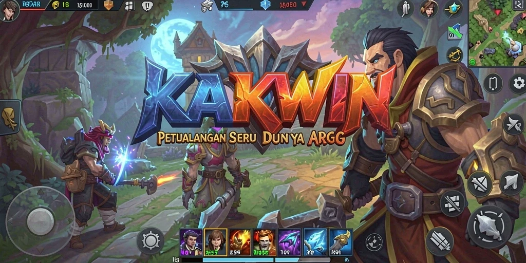 Tampilan gameplay KAKWIN yang penuh aksi dan tantangan.