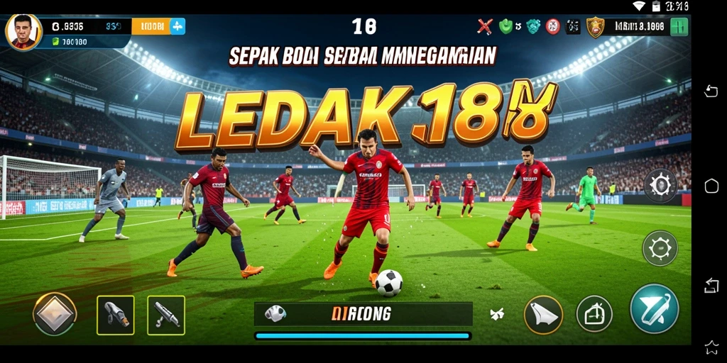Gameplay seru dalam <strong>LEDAK188</strong> dengan aksi sepak bola nyata.