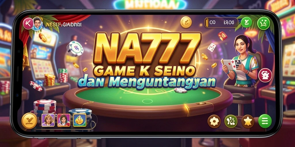 Tampilan gameplay menarik dari NA777 dengan berbagai permainan kasino.