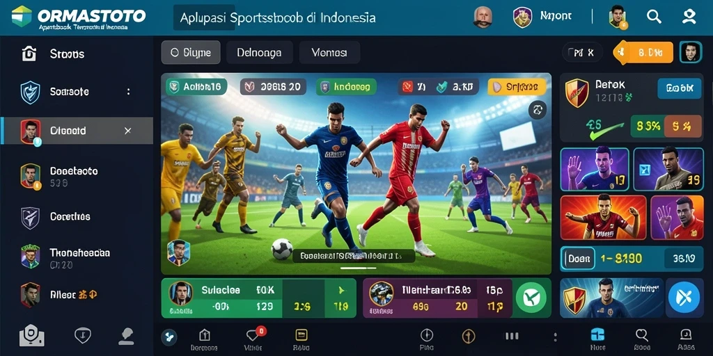 Tampilan gameplay taruhan olahraga di ORMASTOTO yang menarik.