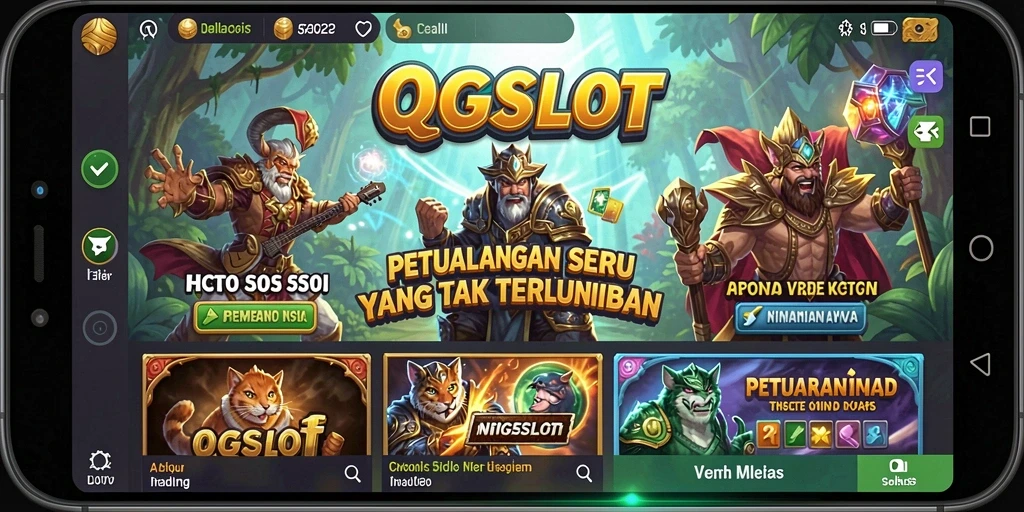 Tangkapan layar QQSLOT menampilkan aksi seru dalam petualangan fantastis.
