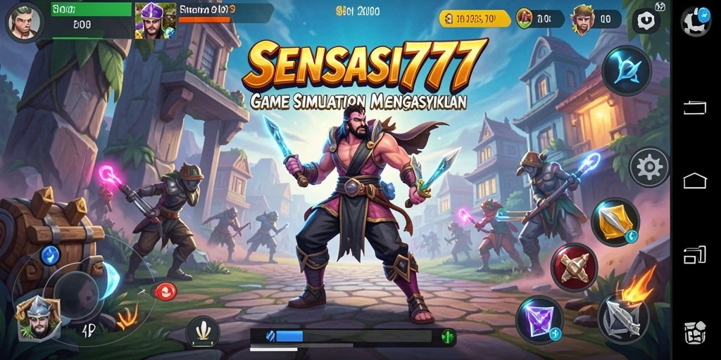 Tampilan gameplay SENSASI777 yang mengesankan dan interaktif.