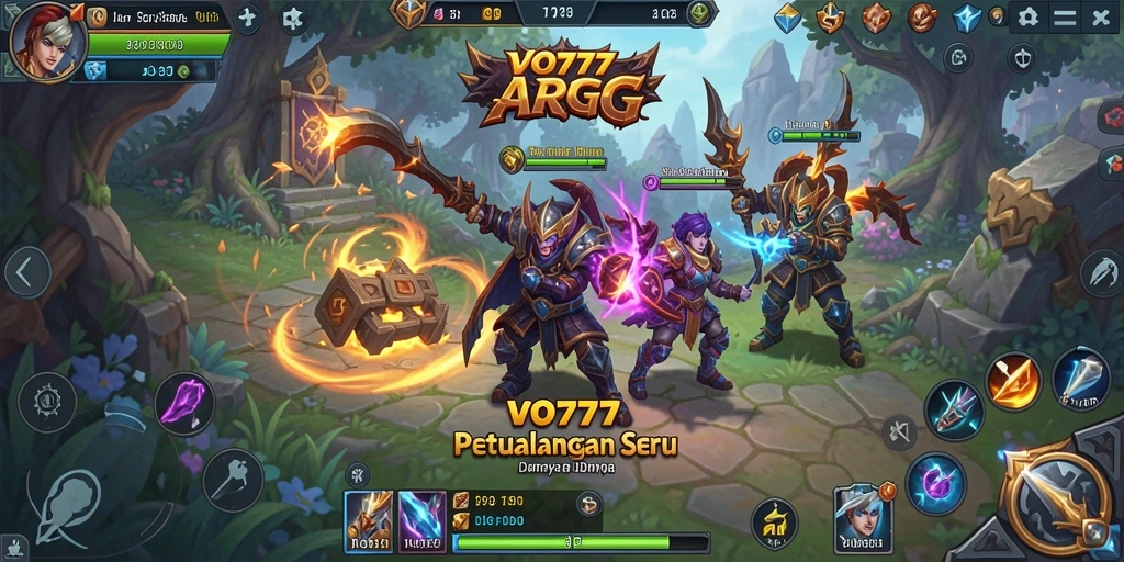 Screenshot dari gameplay VO777 menunjukkan aksi pertarungan yang intens dan menarik.